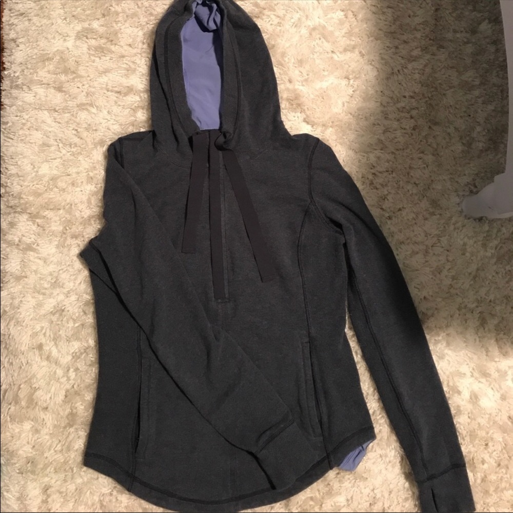 Lululemon grey blue hoodie